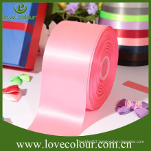 Custom printed satin polyester ribbons 4" wide ribbon